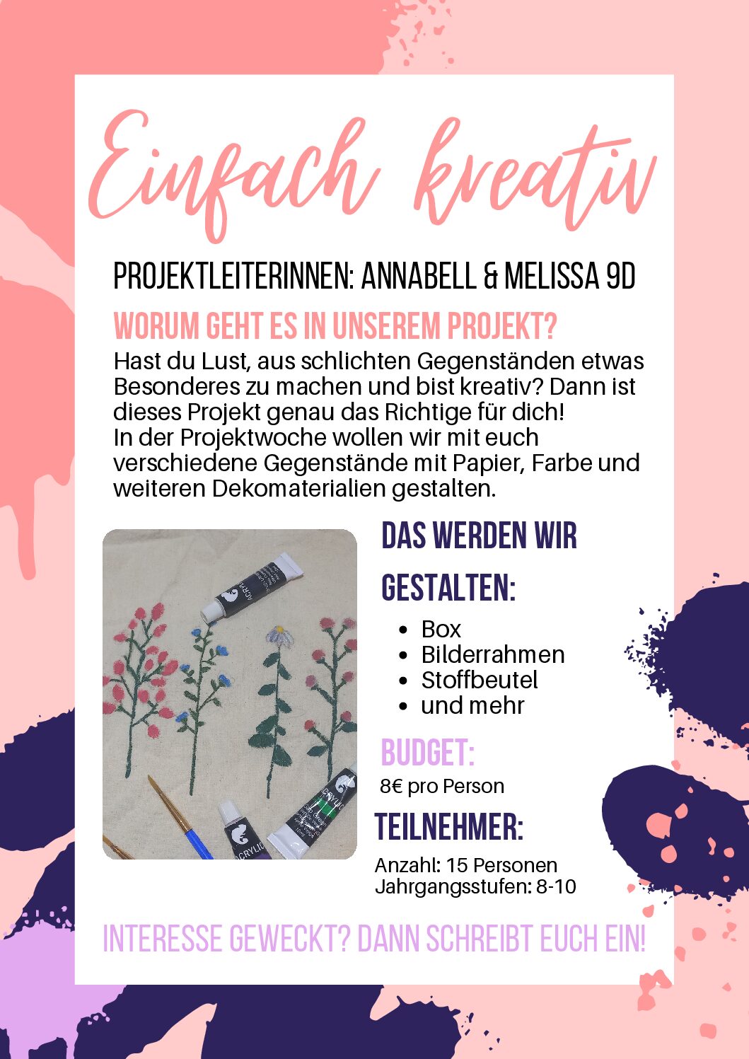 Projekt Einfach Kreativ Plakat pdf